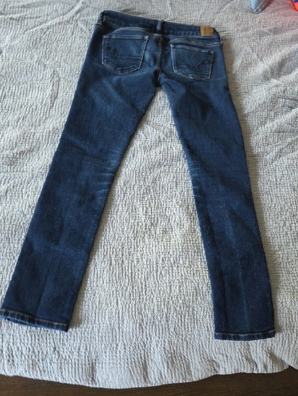 American Eagle Outfitters Dark Indigo Skinny Jeans - Picture 8 of 13